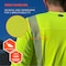 Ergodyne Hi-Vis Long Sleeve Cooling Sun Shirt, Polyester/Spandex, Lime, L 6688 - alternate 8